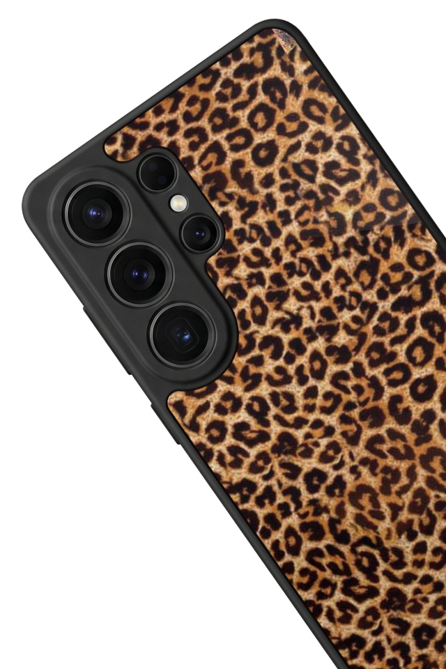 Samsung Galaxy S26 Ultra Uyumlu Leopar Tasarımlı Glossy Premium Kılıf