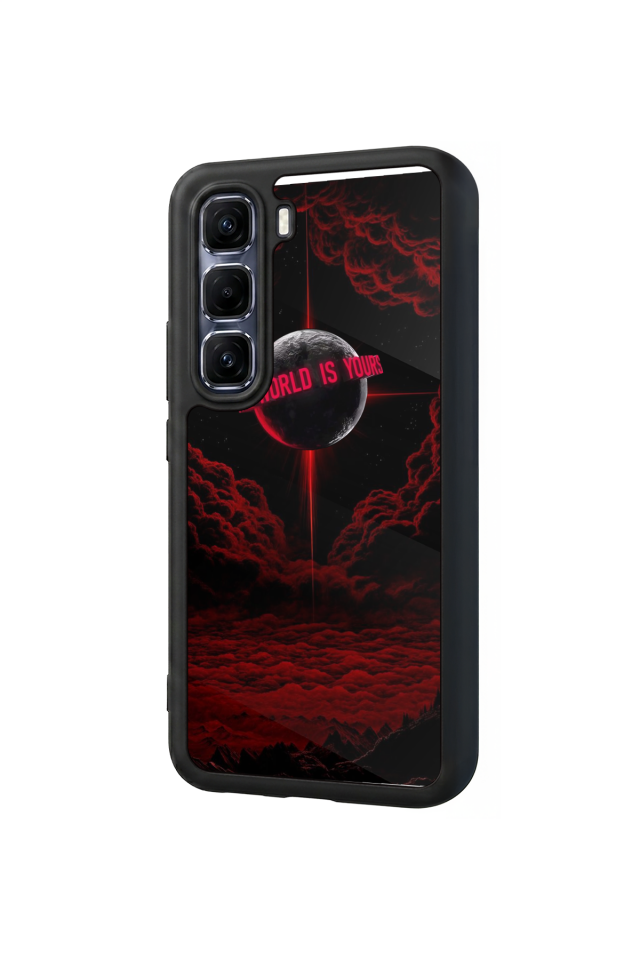 Infinix Hot 60 Pro Plus Uyumlu Scarface Tasarımlı Glossy Premium Kılıf