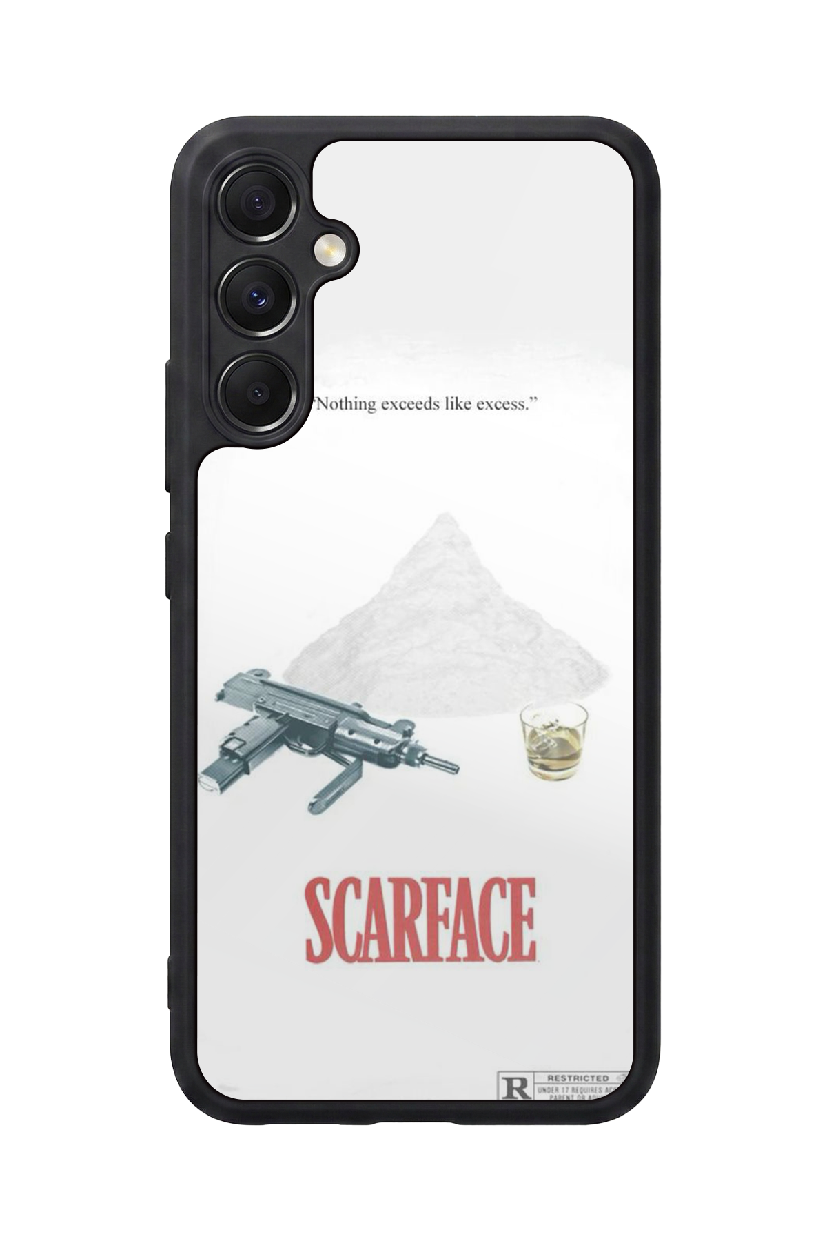Samsung Galaxy A34 Uyumlu Scarface Tasarımlı Glossy Premium Kılıf