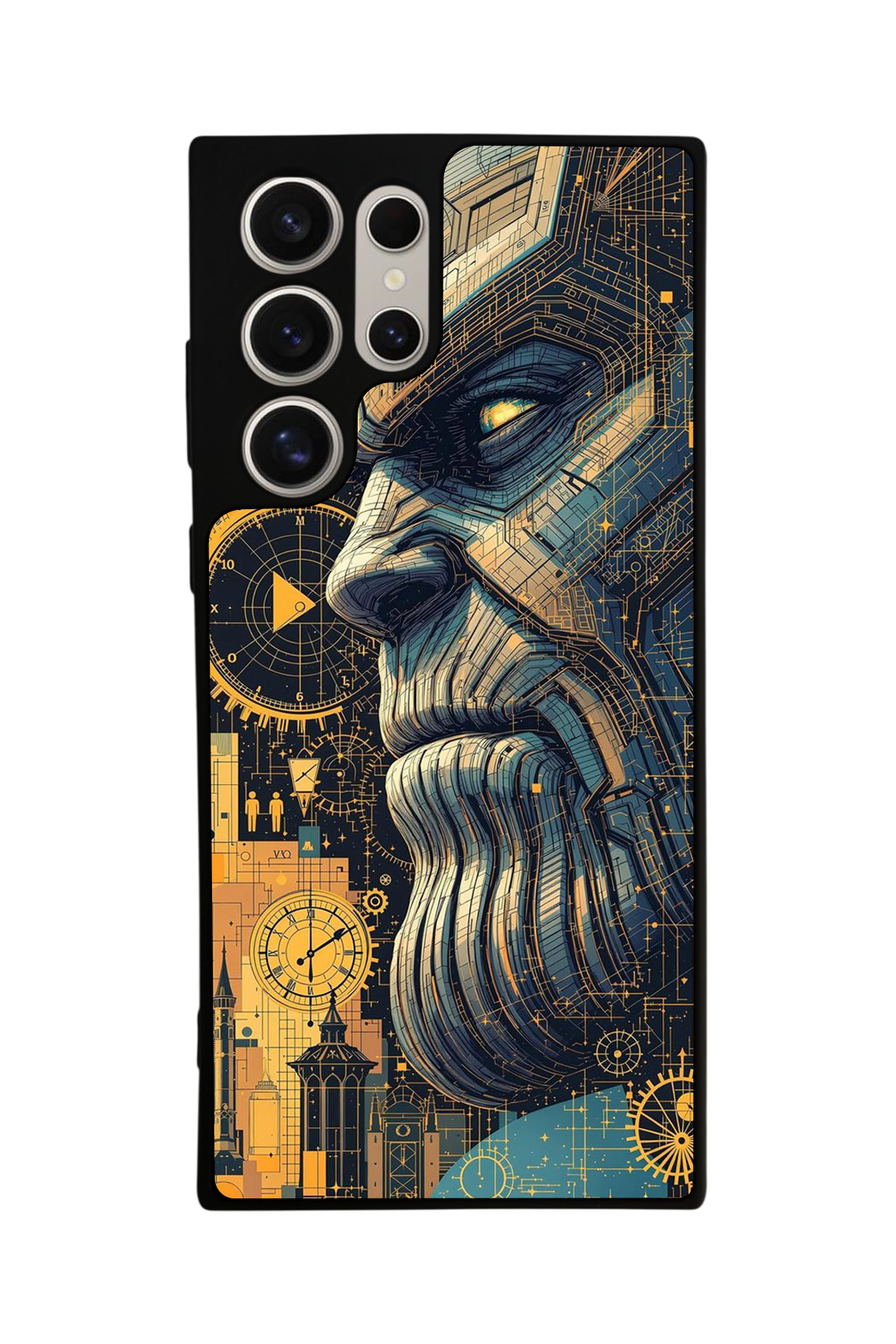 Samsung Galaxy S22 Ultra Uyumlu Thanos Tasarımlı Glossy Premium Kılıf