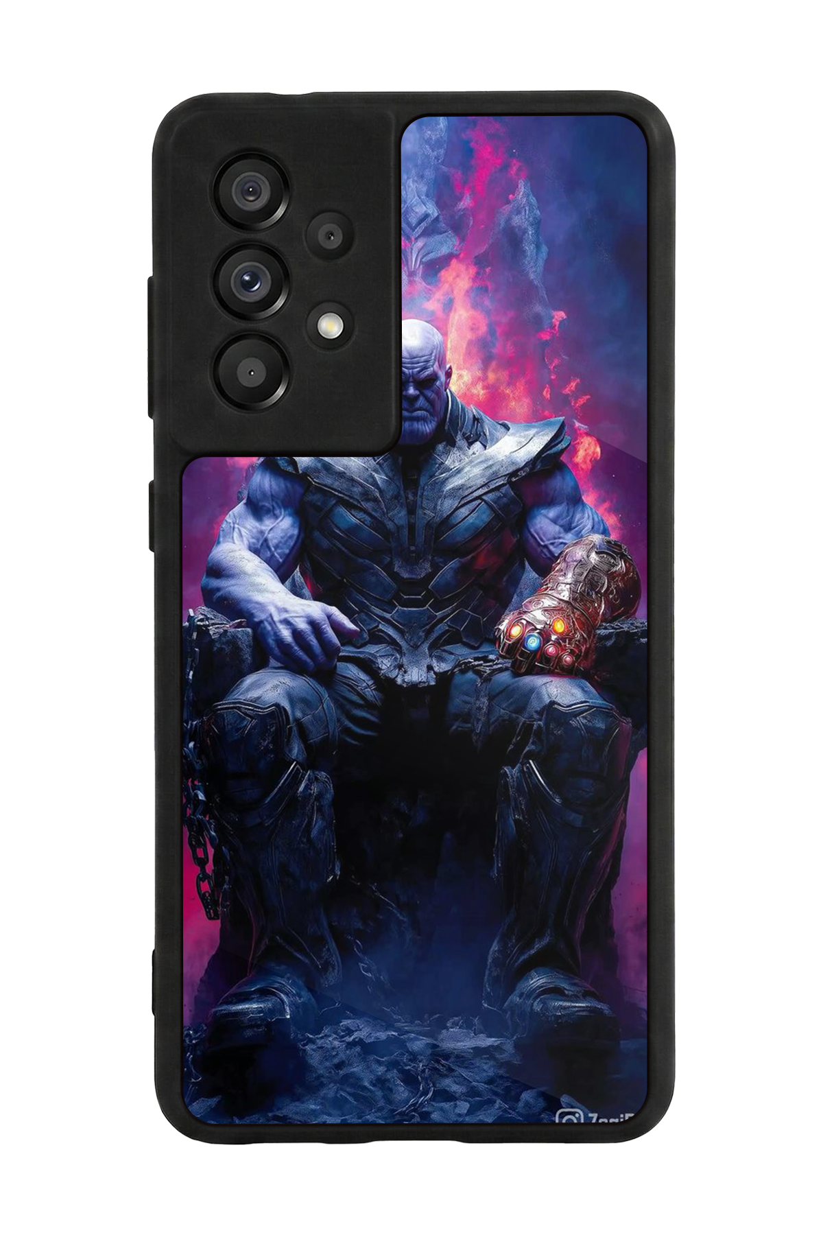 Samsung Galaxy A73 Uyumlu Thanos Tasarımlı Glossy Premium Kılıf