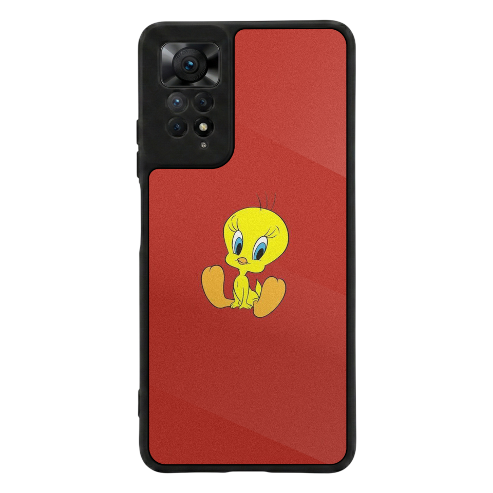 Xiaomi Redmi Note 12 Pro Uyumlu Tweety Tasarımlı Glossy Premium Kılıf