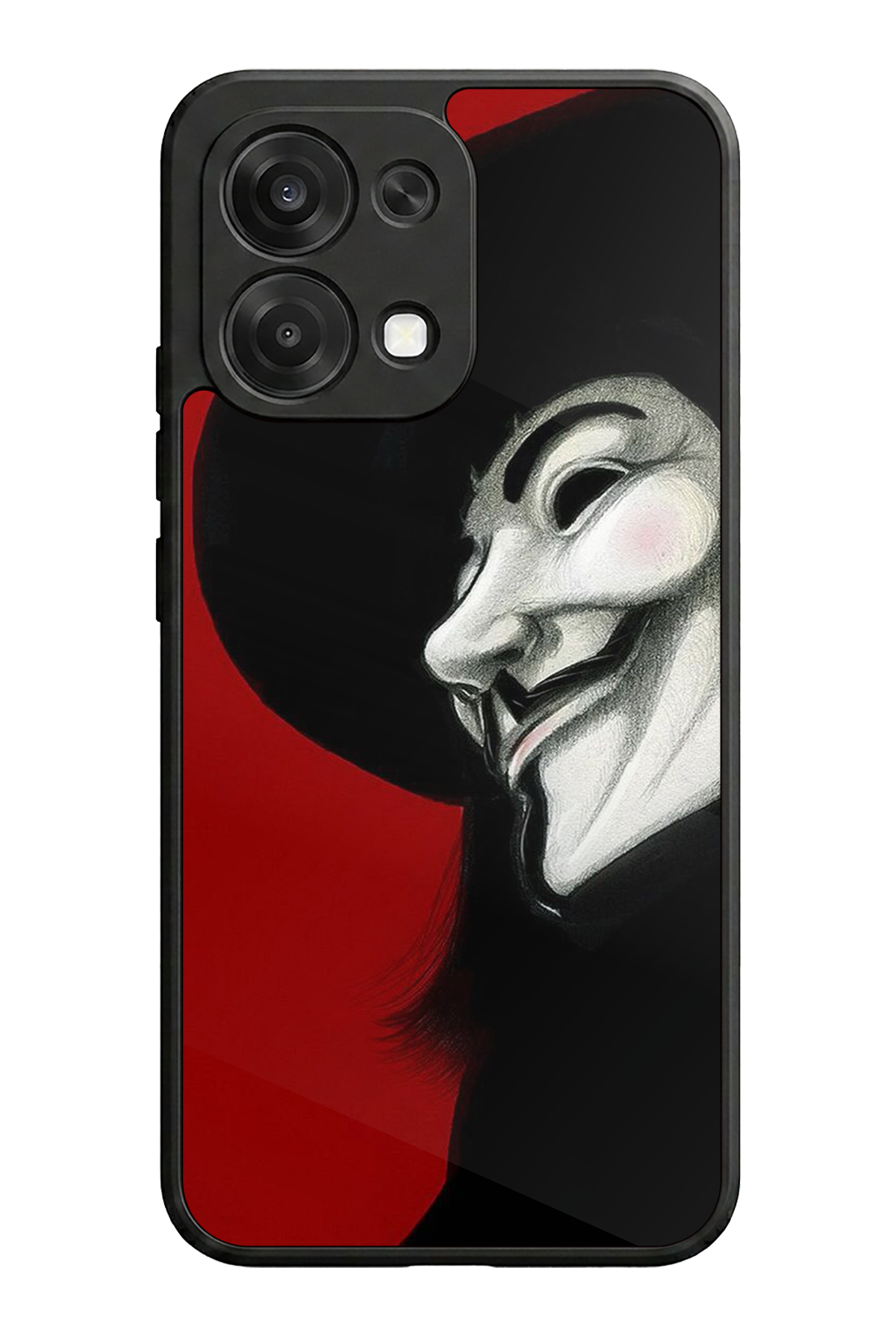 Oppo A6 Pro Uyumlu Vendetta Tasarımlı Glossy Premium Kılıf