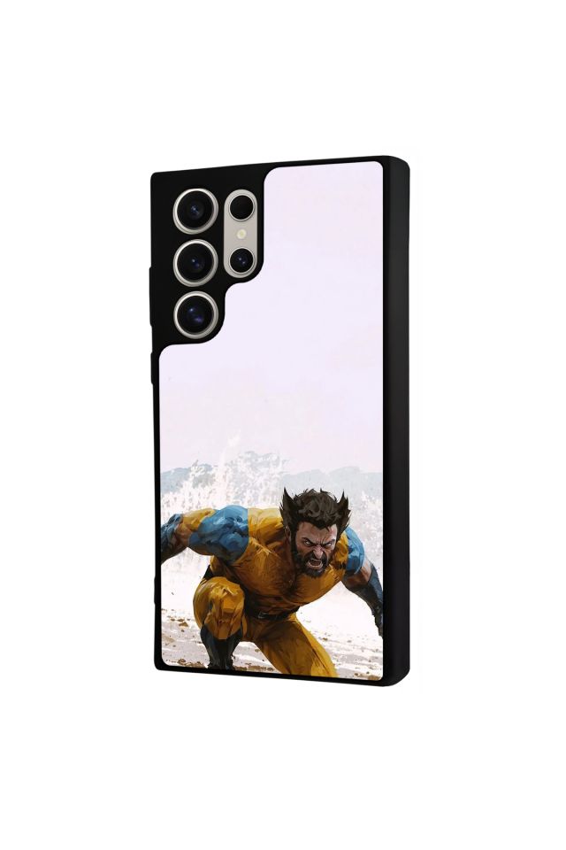 Samsung Galaxy S23 Ultra Uyumlu Wolverine Tasarımlı Glossy Premium Kılıf