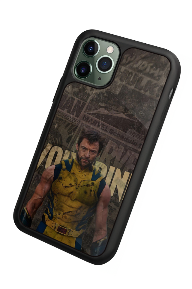 iPhone 11 Pro Uyumlu Wolverine Tasarımlı Glossy Premium Kılıf