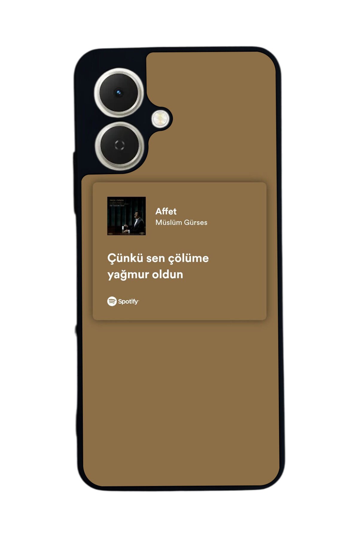 Tecno Spark GO 2 Uyumlu Sarki Sozleri Tasarımlı Glossy Premium Kılıf