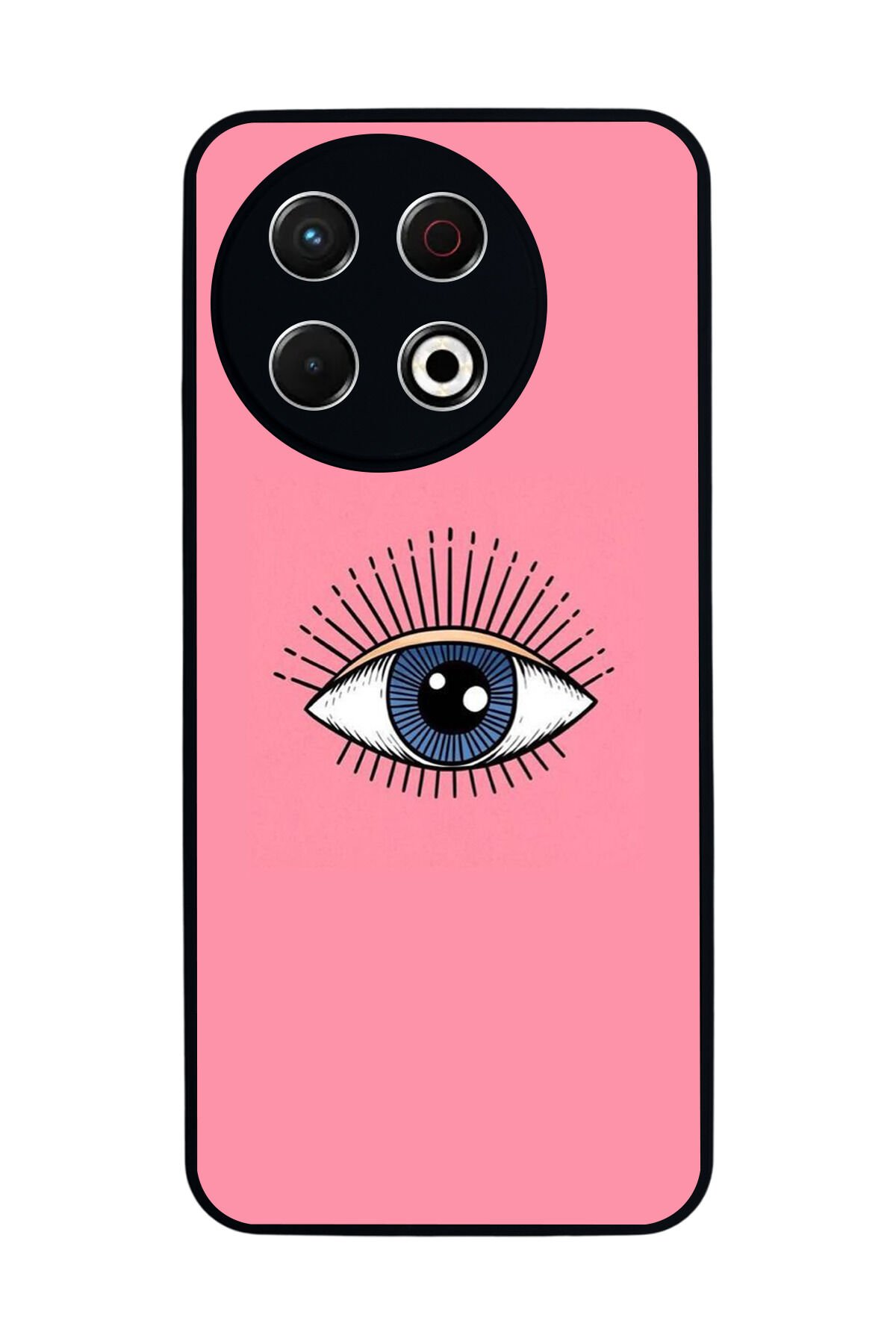 Tecno Spark 30 Pro Uyumlu Göz Tasarımlı Glossy Premium Kılıf