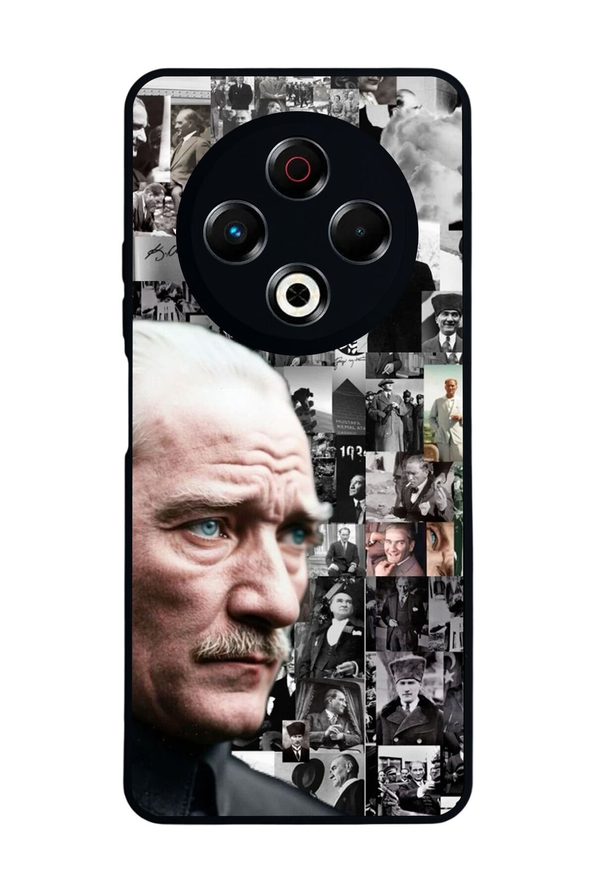 Tecno Spark 30 Uyumlu Mustafa Kemal Ataturk Tasarımlı Glossy Premium Kılıf