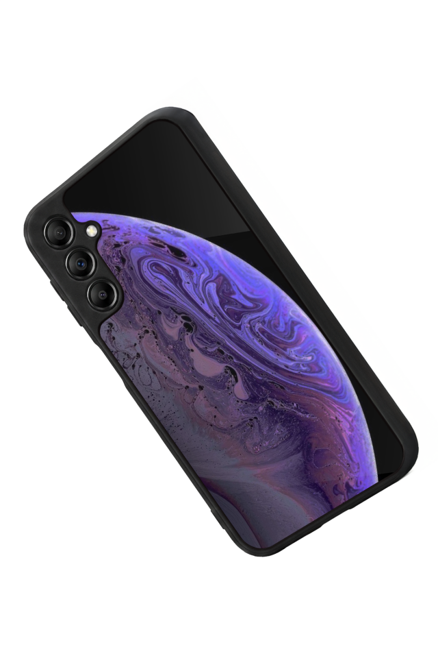 Samsung Galaxy A14 Uyumlu Ay Tasarımlı Glossy Premium Kılıf