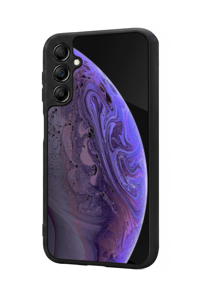 Samsung Galaxy A14 Uyumlu Ay Tasarımlı Glossy Premium Kılıf