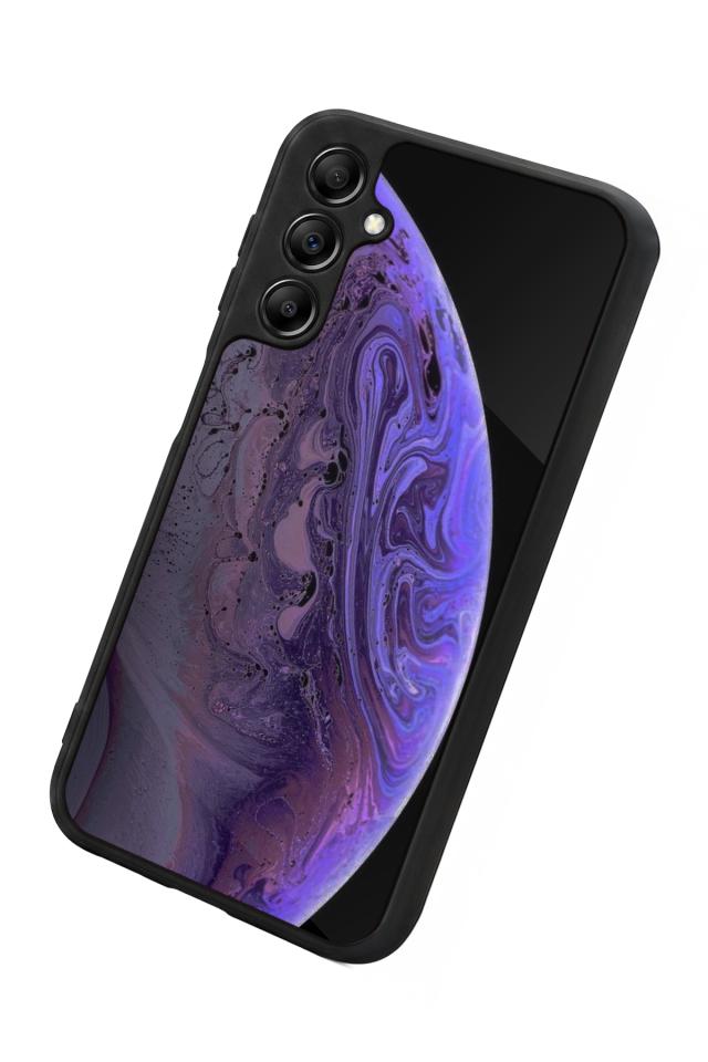Samsung Galaxy A14 Uyumlu Ay Tasarımlı Glossy Premium Kılıf