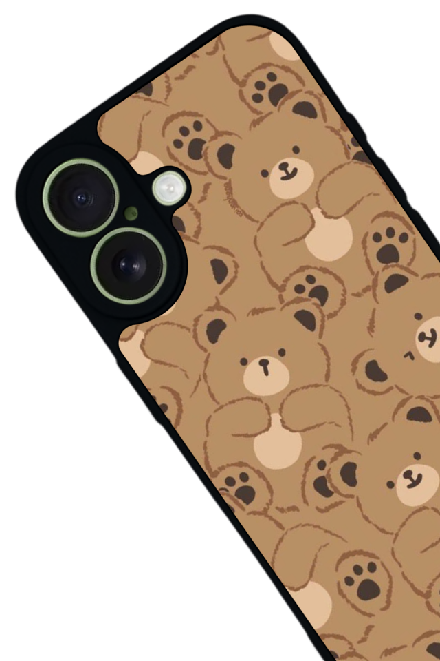 iPhone 17 Uyumlu Ayı Tasarımlı Glossy Premium Kılıf