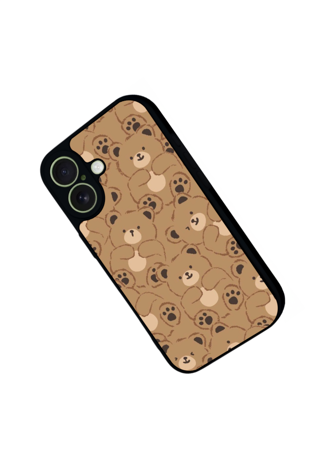 iPhone 17 Uyumlu Ayı Tasarımlı Glossy Premium Kılıf