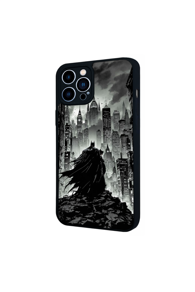 iPhone 13 Pro Max Uyumlu Batman Tasarımlı Glossy Premium Kılıf