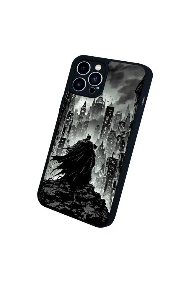 iPhone 13 Pro Max Uyumlu Batman Tasarımlı Glossy Premium Kılıf