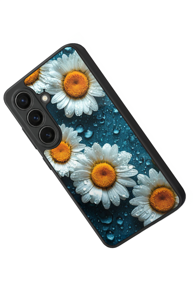 Samsung Galaxy S26 Uyumlu Cicek Tasarımlı Glossy Premium Kılıf
