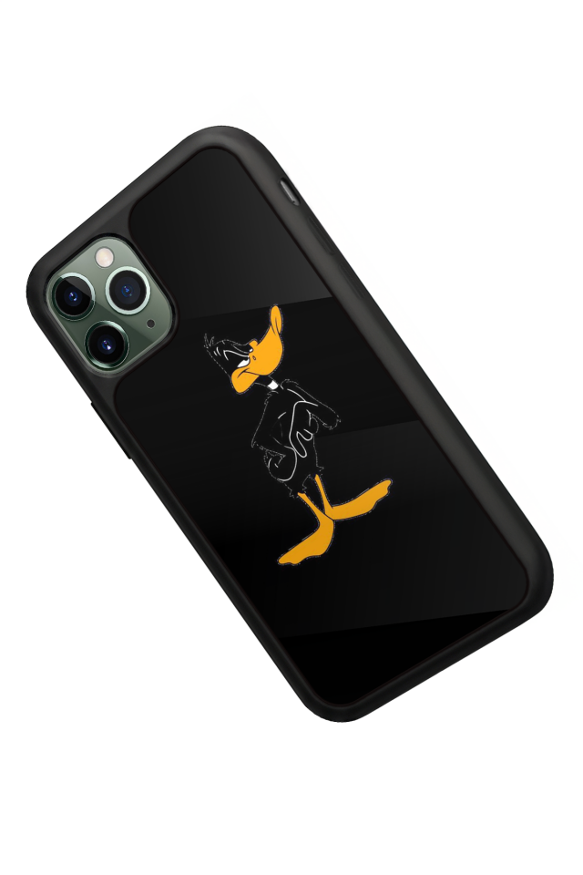 iPhone 11 Pro Max Uyumlu Daffy duck Tasarımlı Glossy Premium Kılıf