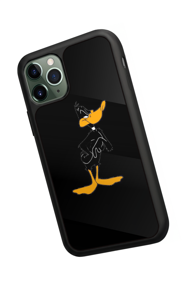 iPhone 11 Pro Max Uyumlu Daffy duck Tasarımlı Glossy Premium Kılıf