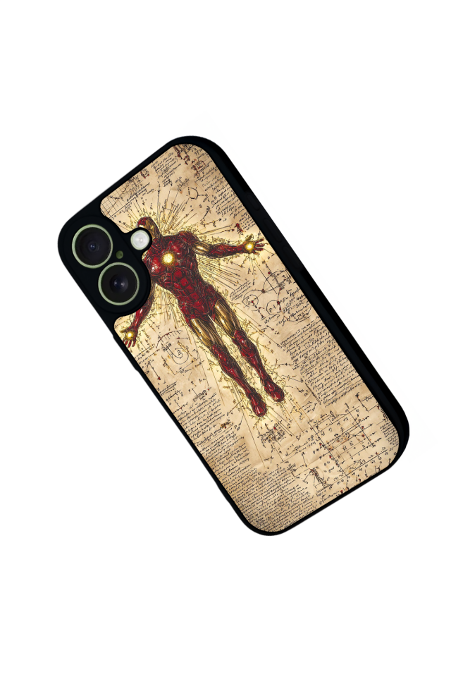 iPhone 17 Uyumlu Iron Man ( Demir Adam ) Tasarımlı Glossy Premium Kılıf
