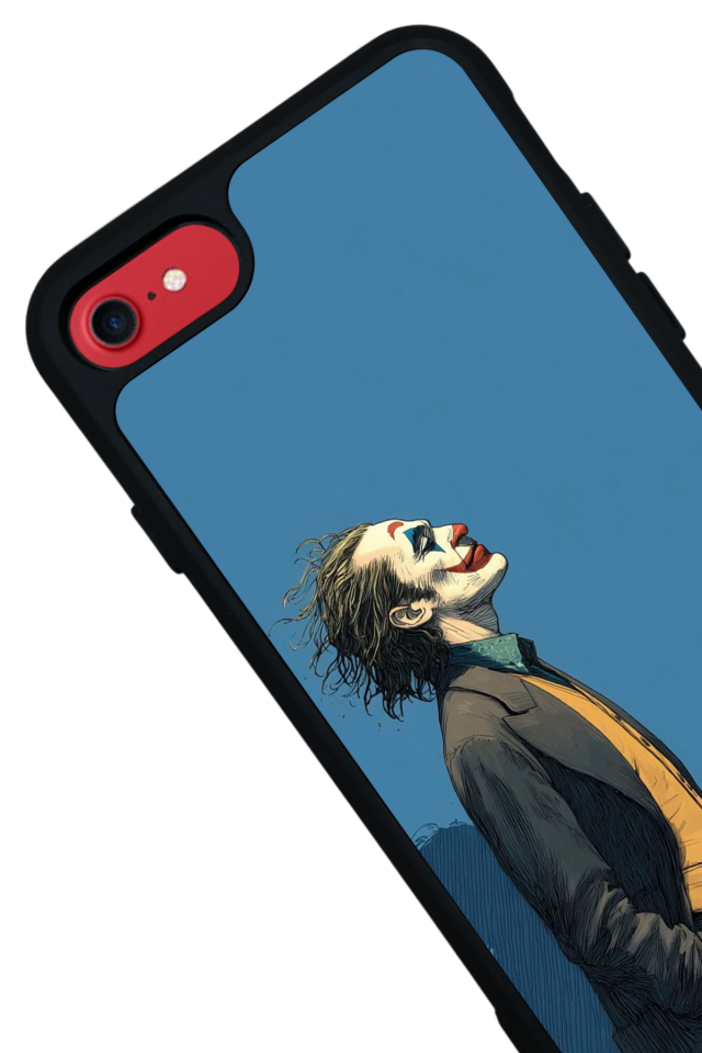 iPhone SE Uyumlu Joker Tasarımlı Glossy Premium Kılıf