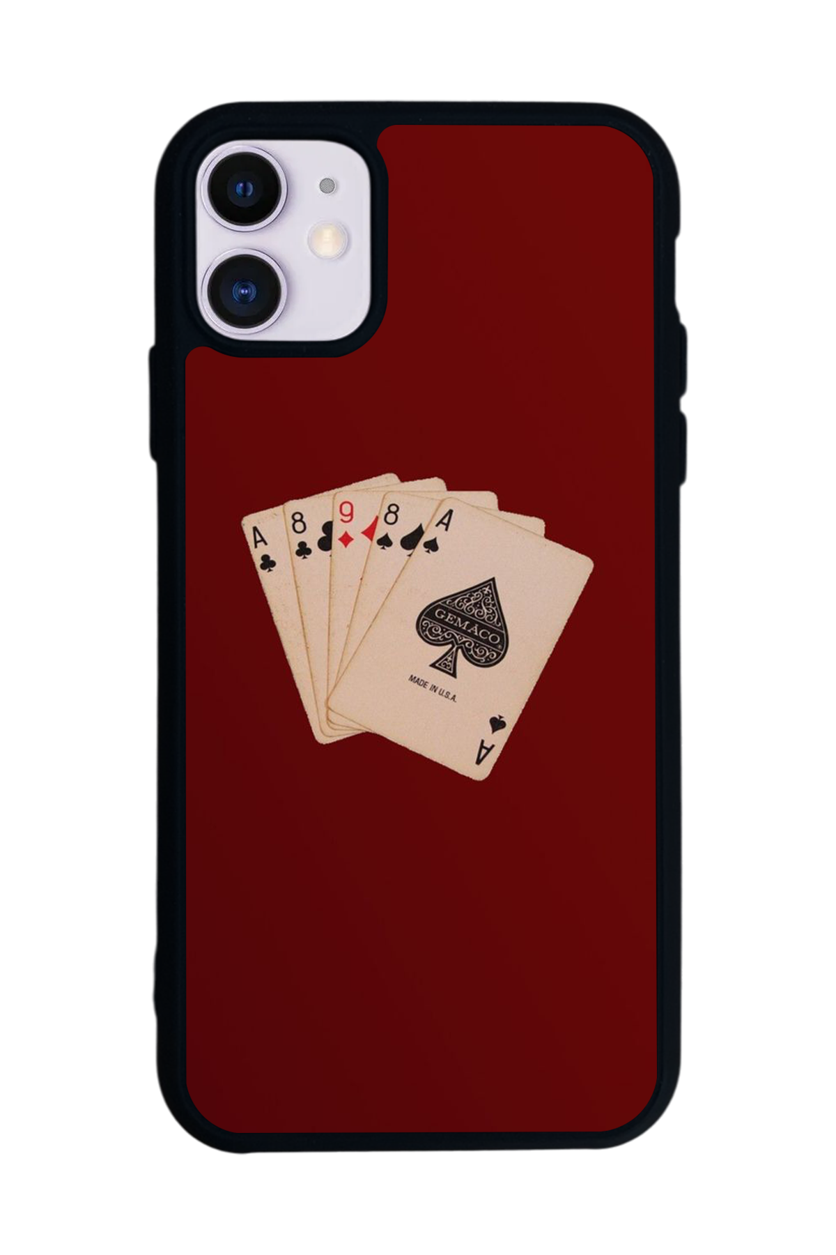 iPhone 11 Uyumlu Kart Tasarımlı Glossy Premium Kılıf