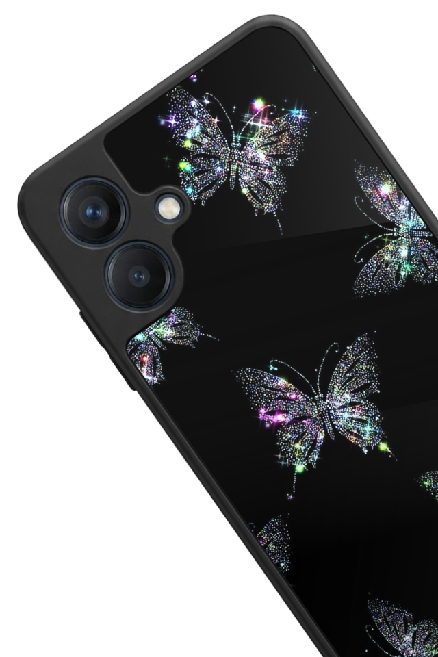Samsung Galaxy A07 Uyumlu Kelebek Tasarımlı Glossy Premium Kılıf