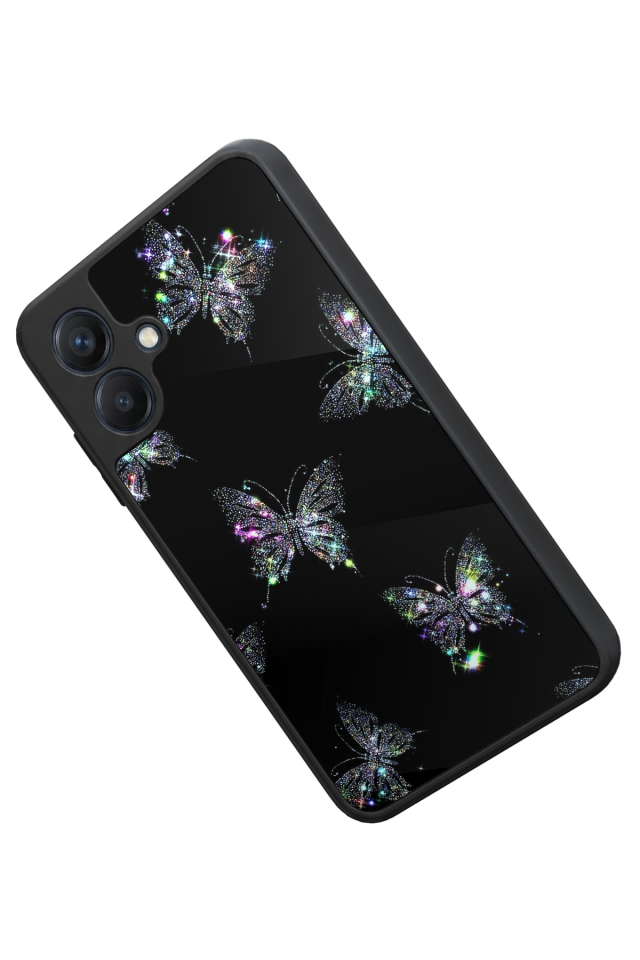 Samsung Galaxy A07 Uyumlu Kelebek Tasarımlı Glossy Premium Kılıf