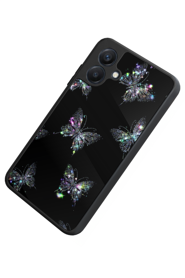 Samsung Galaxy A07 Uyumlu Kelebek Tasarımlı Glossy Premium Kılıf