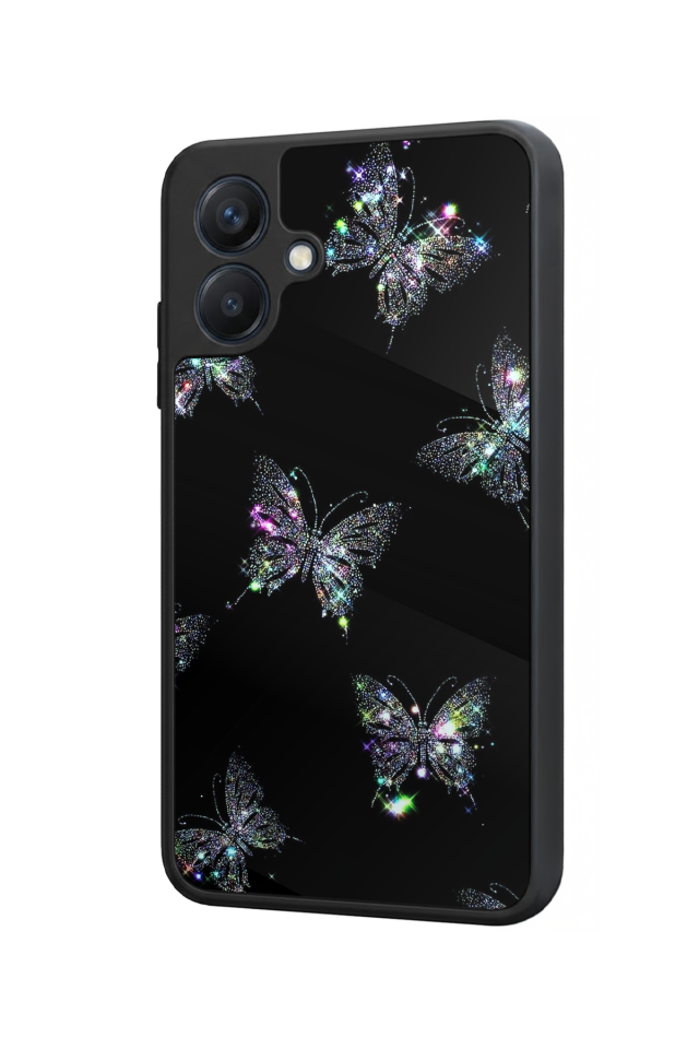 Samsung Galaxy A07 Uyumlu Kelebek Tasarımlı Glossy Premium Kılıf