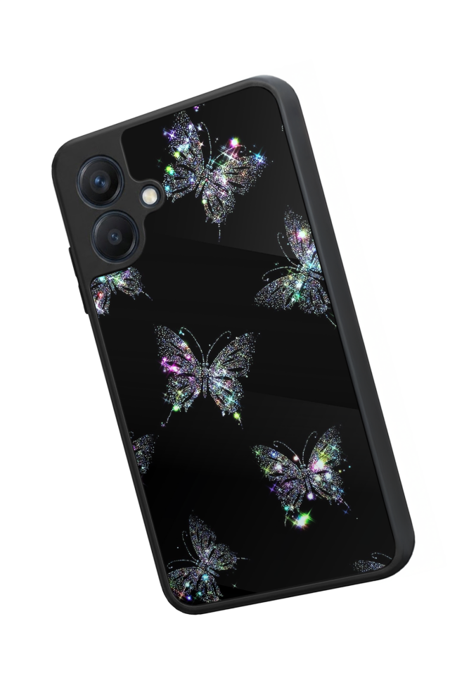 Samsung Galaxy A07 Uyumlu Kelebek Tasarımlı Glossy Premium Kılıf