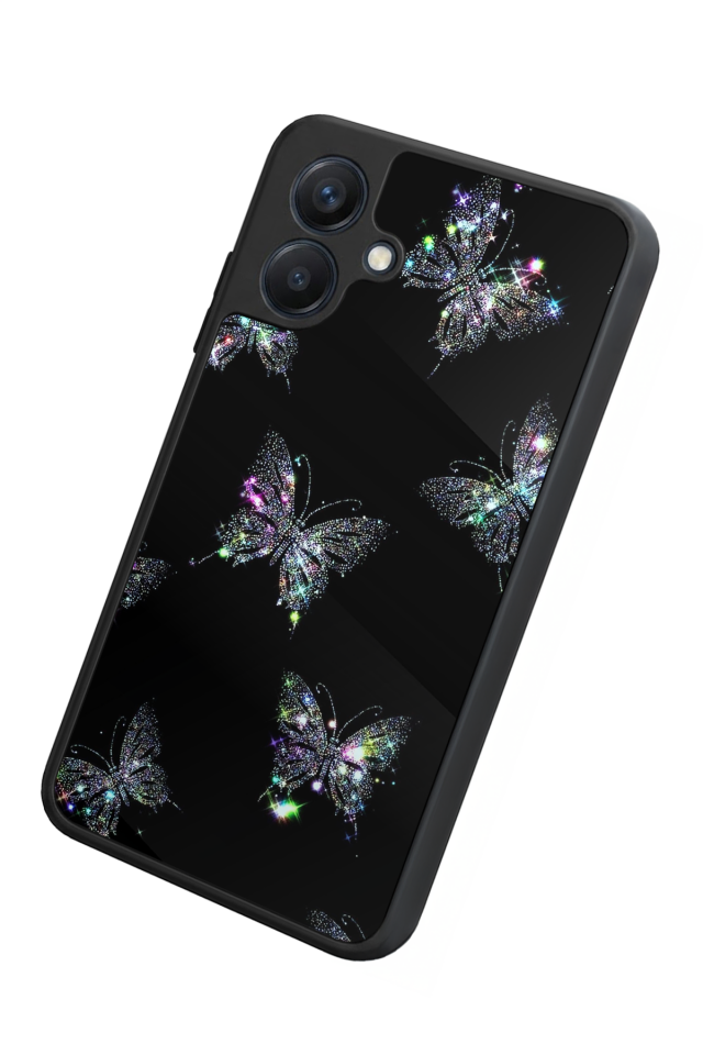 Samsung Galaxy A07 Uyumlu Kelebek Tasarımlı Glossy Premium Kılıf