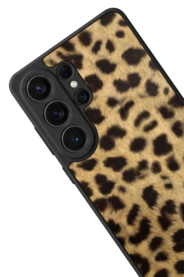 Samsung Galaxy S26 Ultra Uyumlu Leopar Tasarımlı Glossy Premium Kılıf