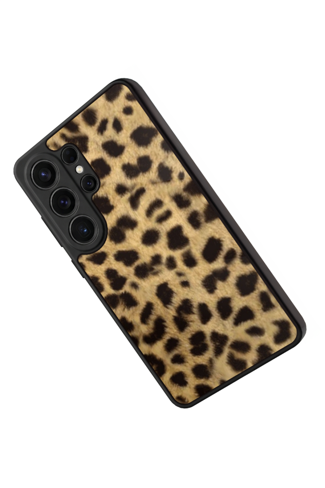 Samsung Galaxy S26 Ultra Uyumlu Leopar Tasarımlı Glossy Premium Kılıf