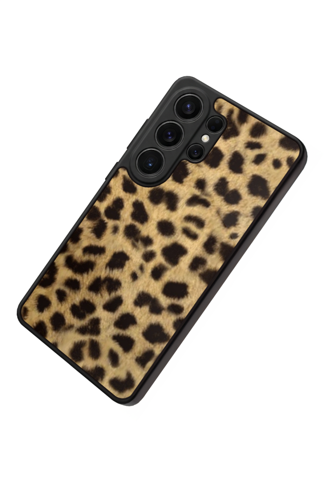 Samsung Galaxy S26 Ultra Uyumlu Leopar Tasarımlı Glossy Premium Kılıf