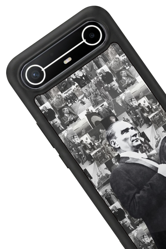 Tecno Spark Slim 5G Uyumlu Mustafa Kemal Ataturk Tasarımlı Glossy Premium Kılıf