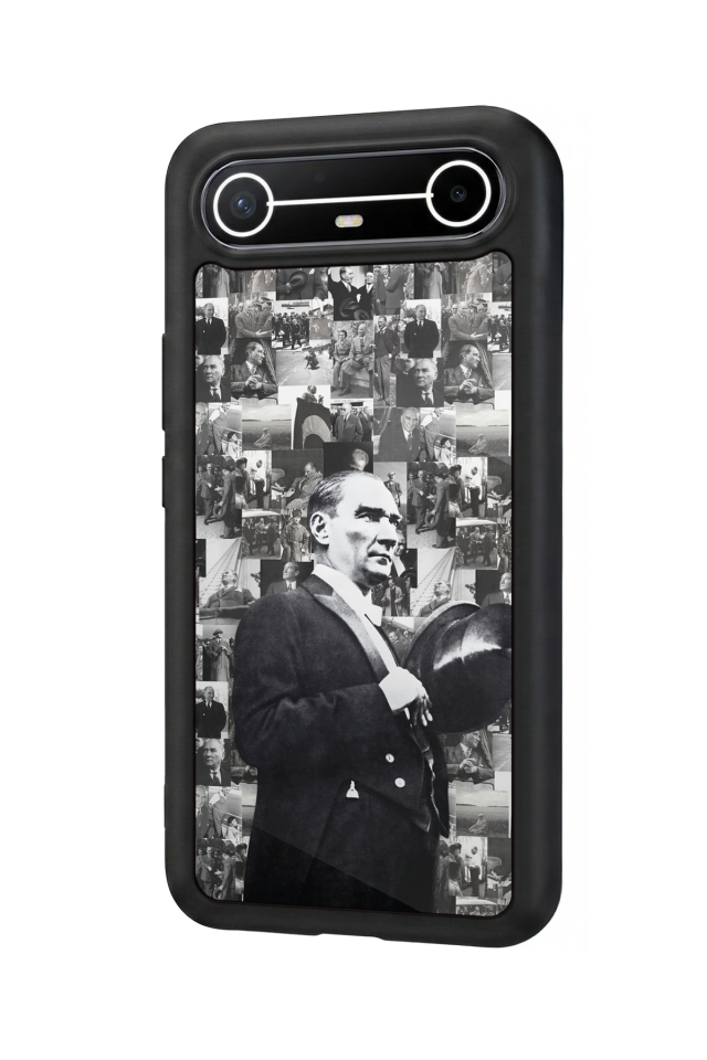 Tecno Spark Slim 5G Uyumlu Mustafa Kemal Ataturk Tasarımlı Glossy Premium Kılıf