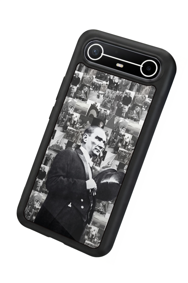 Tecno Spark Slim 5G Uyumlu Mustafa Kemal Ataturk Tasarımlı Glossy Premium Kılıf