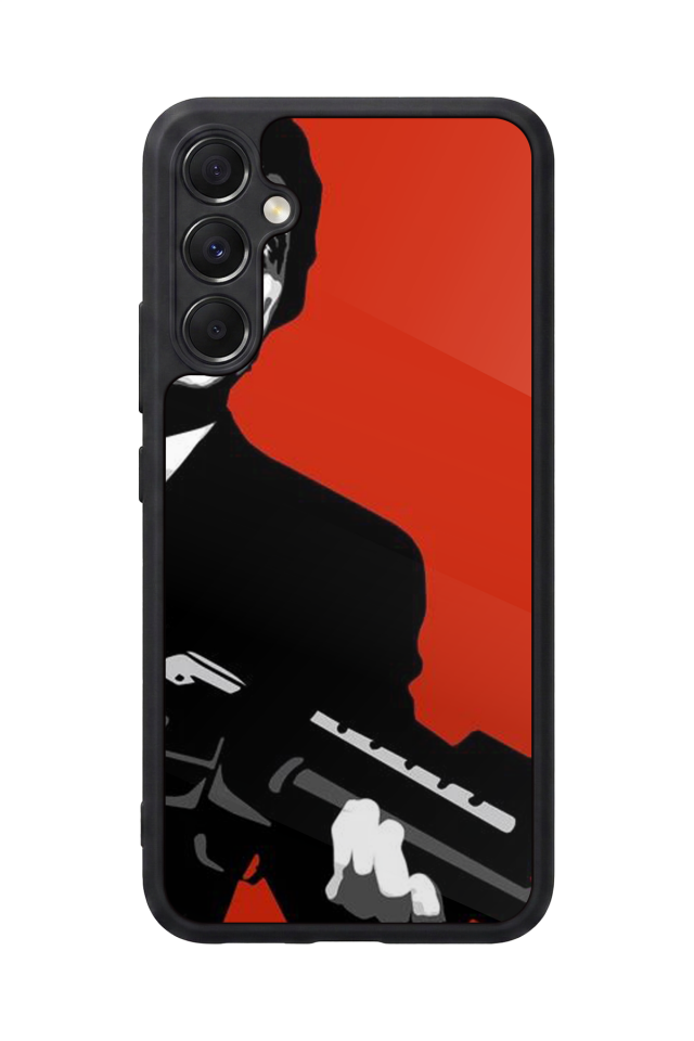 Samsung Galaxy A34 Uyumlu Scarface Tasarımlı Glossy Premium Kılıf