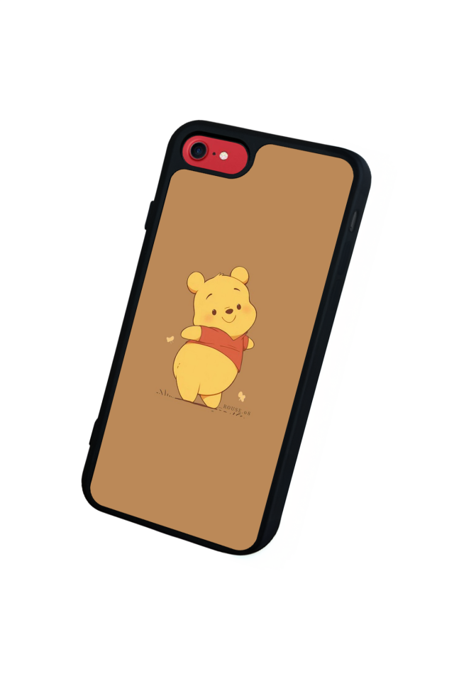 iPhone 8 Uyumlu Winnie Tasarımlı Glossy Premium Kılıf