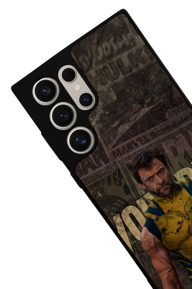 Samsung Galaxy S23 Ultra Uyumlu Wolverine Tasarımlı Glossy Premium Kılıf