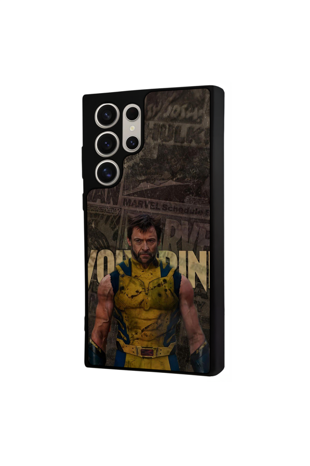Samsung Galaxy S23 Ultra Uyumlu Wolverine Tasarımlı Glossy Premium Kılıf