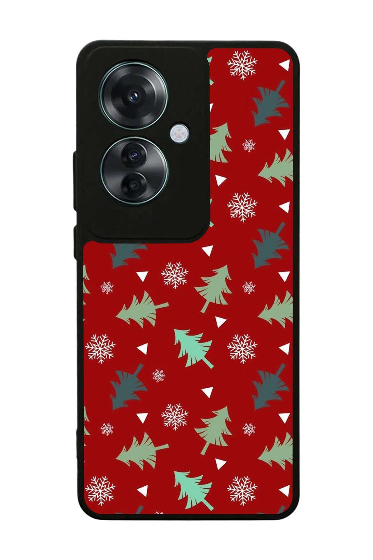 Oppo Reno 11F Uyumlu Yilbasi Christmas Tasarımlı Glossy Premium Kılıf