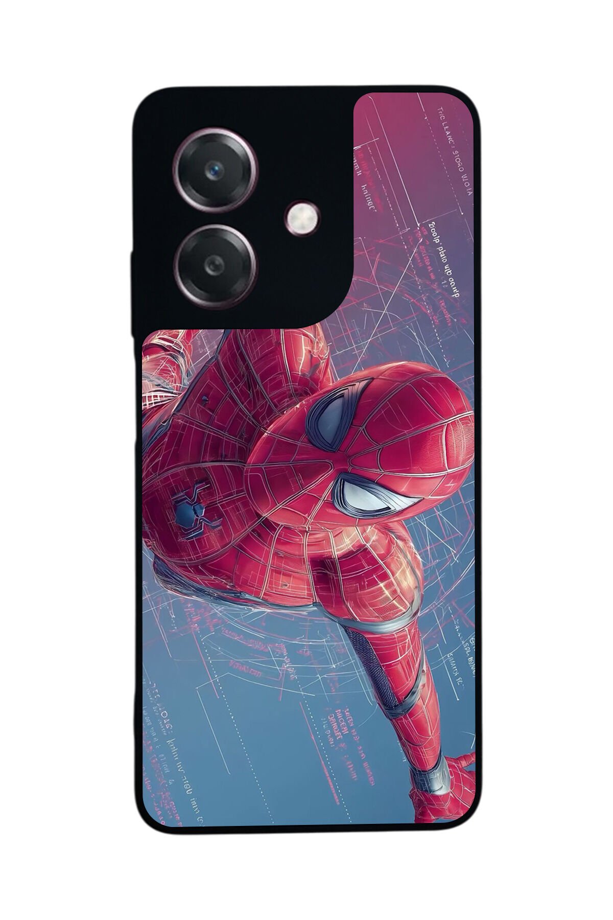 Oppo A3 5G Uyumlu Spider Man ( Örümcek Adam ) Tasarımlı Glossy Premium Kılıf