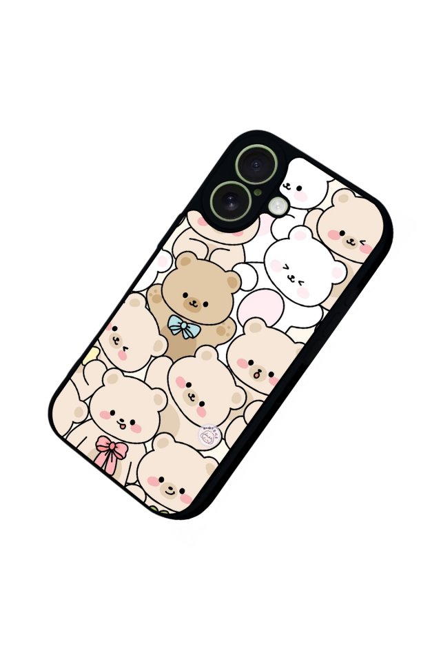 iPhone 17 Uyumlu Ayı Tasarımlı Glossy Premium Kılıf