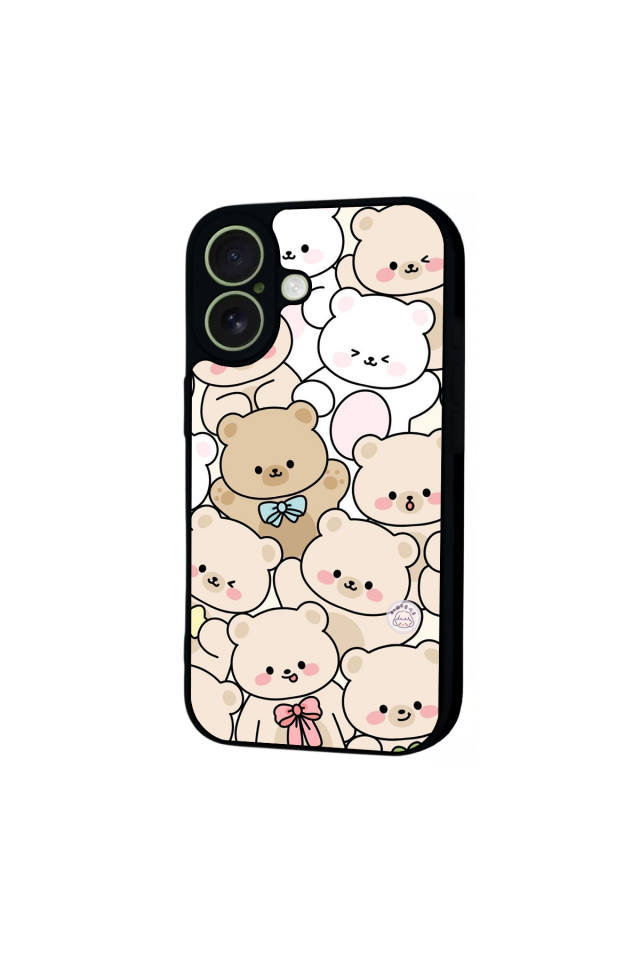 iPhone 17 Uyumlu Ayı Tasarımlı Glossy Premium Kılıf