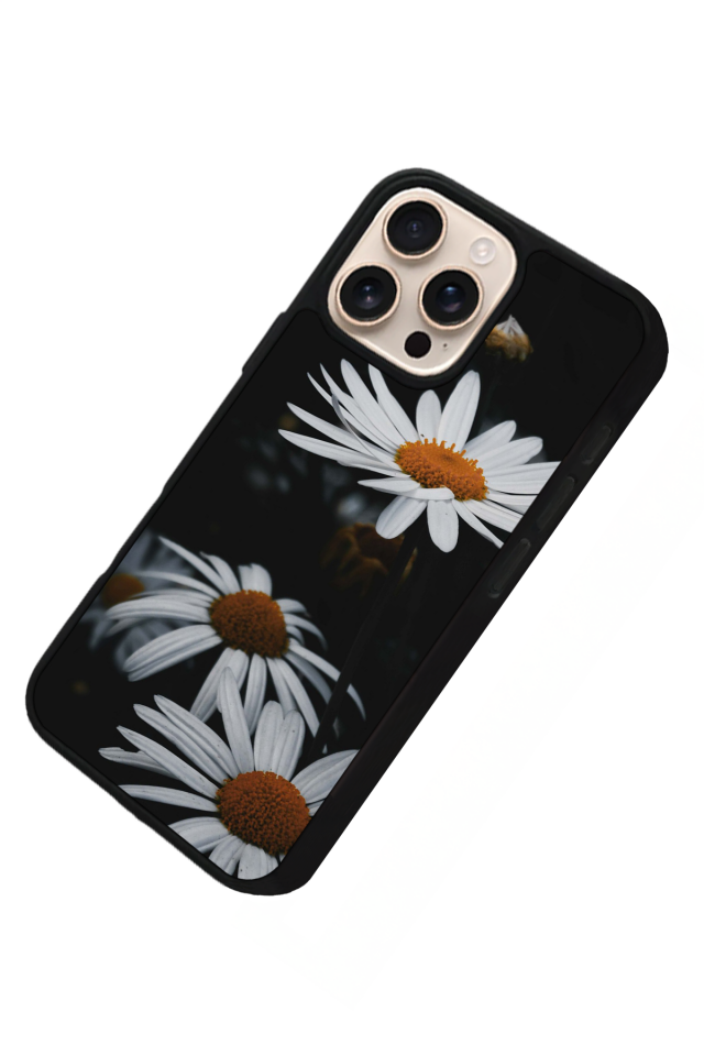 iPhone 14 Pro Max Uyumlu Cicek Tasarımlı Glossy Premium Kılıf