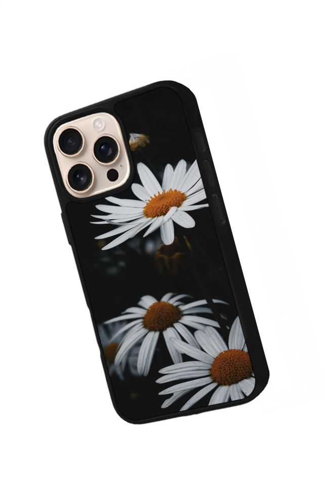 iPhone 14 Pro Max Uyumlu Cicek Tasarımlı Glossy Premium Kılıf
