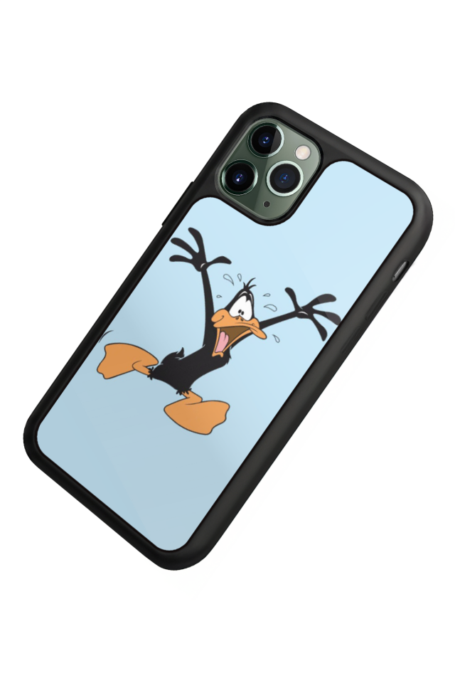 iPhone 11 Pro Max Uyumlu Daffy duck Tasarımlı Glossy Premium Kılıf