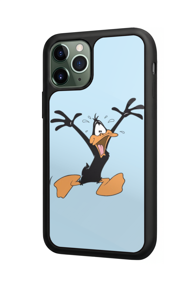 iPhone 11 Pro Max Uyumlu Daffy duck Tasarımlı Glossy Premium Kılıf