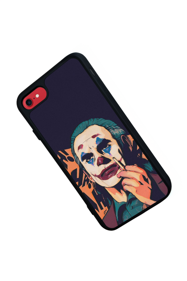 iPhone SE Uyumlu Joker Tasarımlı Glossy Premium Kılıf